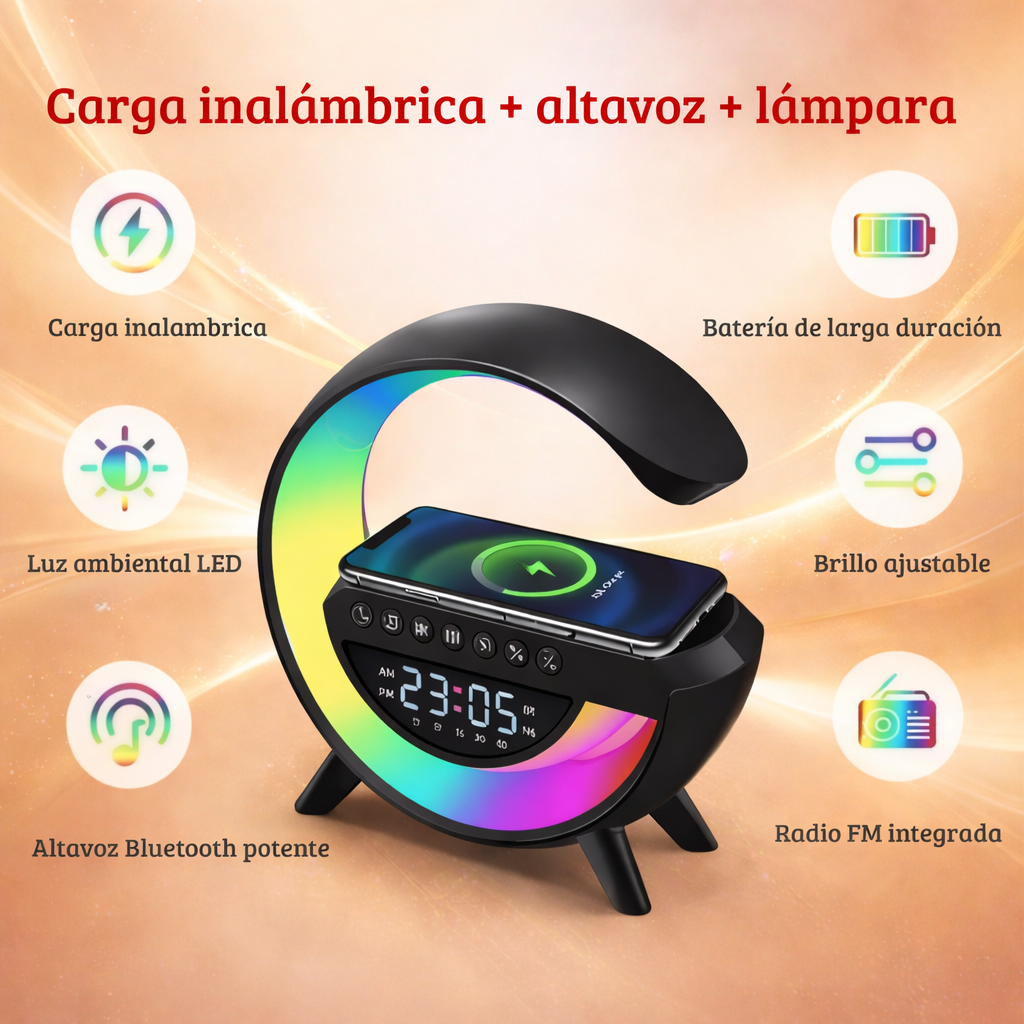 Altavoz-Cargador-Bluetooth 3 en 1